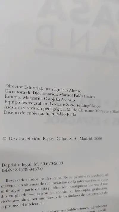 Diccionario Espasa Grand Español-Francés - miniatura 2