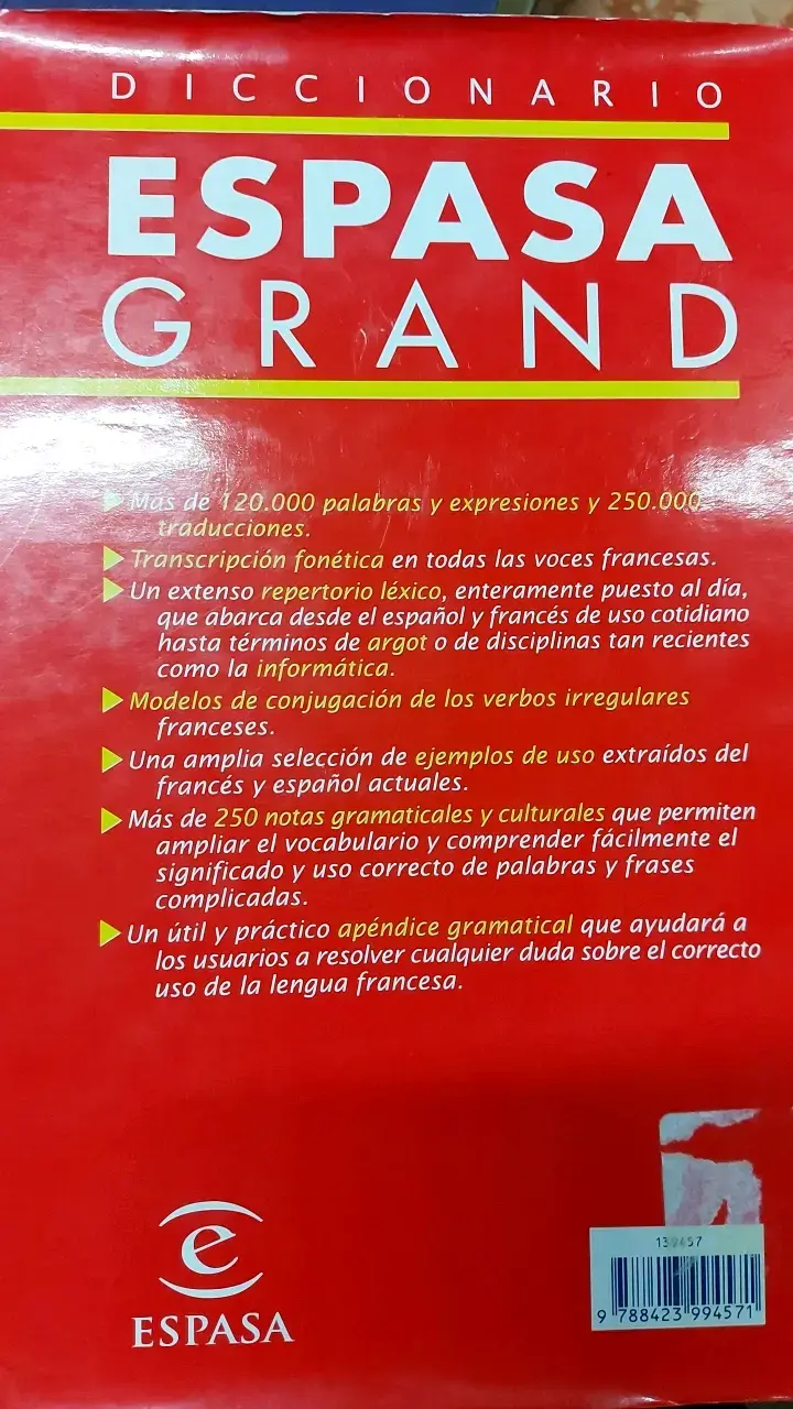 Diccionario Espasa Grand Español-Francés - 4