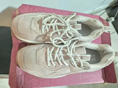 Zapatillas deportivas colloky beige para mujer - miniatura 1