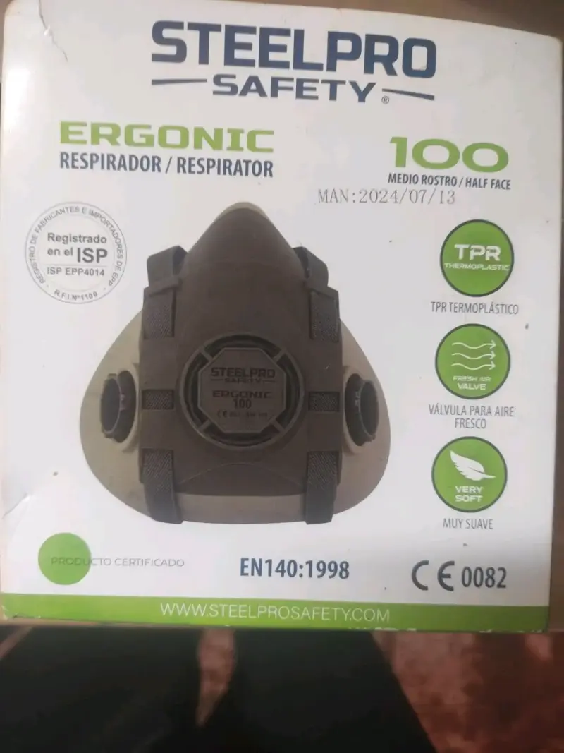 Respirador Steelpro Safety Ergonic y Filtros - 2