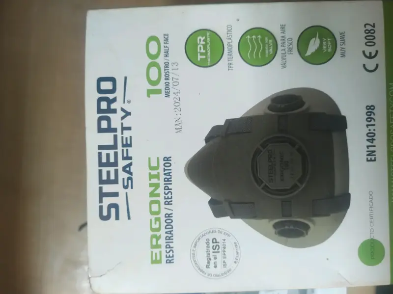 Respirador Steelpro Safety Ergonic y Filtros - 6
