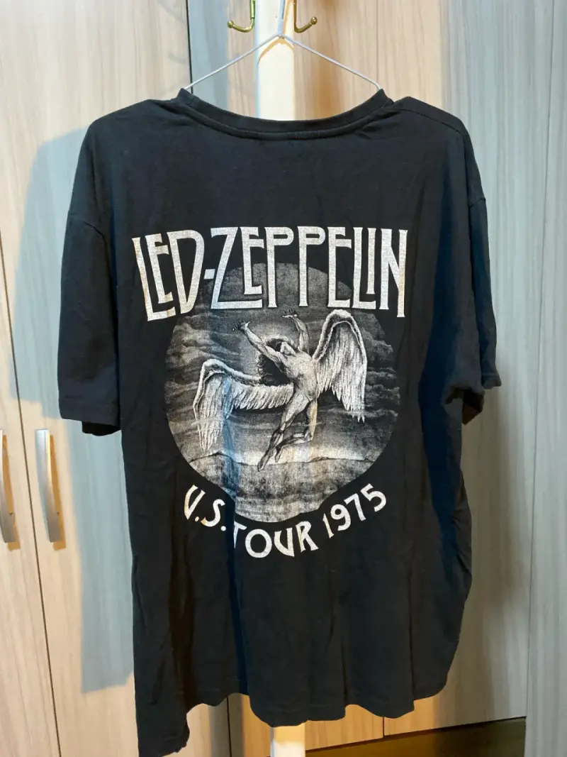 Polera Led Zeppelin Tour 1975 Negra - 2