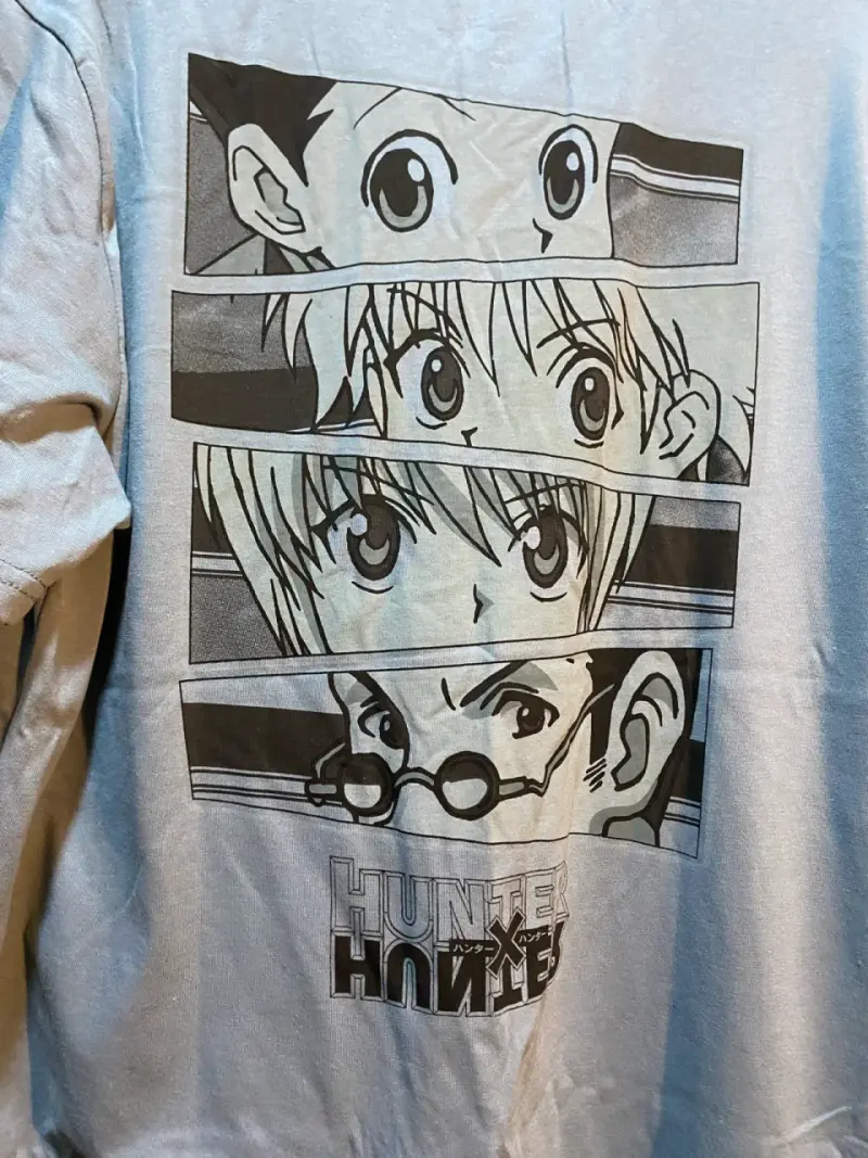 Polera Hunter x Hunter azul con diseño anime - 4