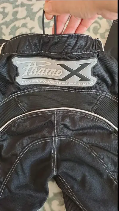Pantalones de motocross Tharo X negros - miniatura 2
