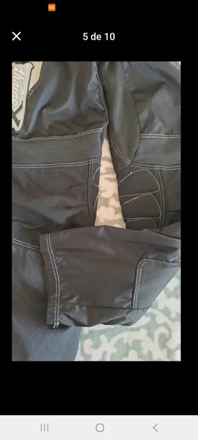 Pantalones de motocross Tharo X negros - miniatura 3