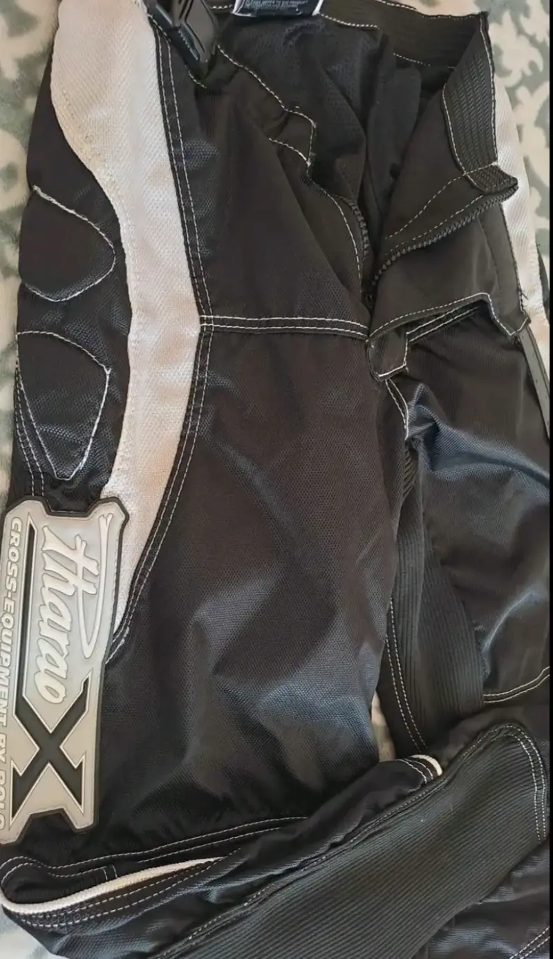 Pantalones de motocross Tharo X negros - 4