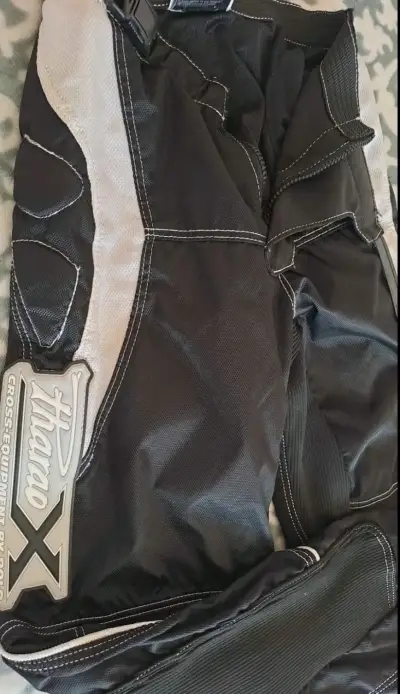 Pantalones de motocross Tharo X negros - miniatura 4