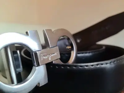 Double Gancini Belt - Salvatore Ferragamo - miniatura 1