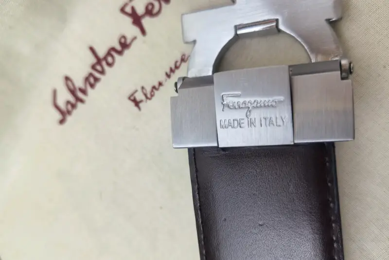 Double Gancini Belt - Salvatore Ferragamo - 3