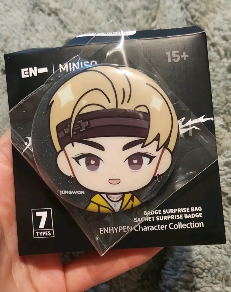 Chapa sorpresa ENHYPEN Jungwon Miniso