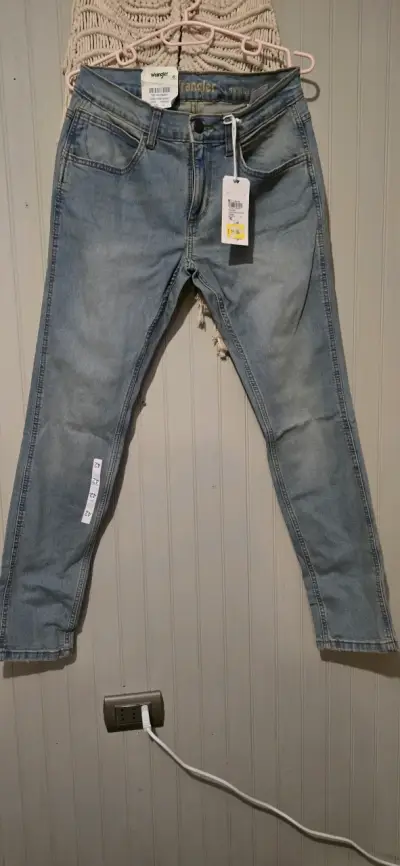 Jeans Wrangler Skinny verde Talla 42 - miniatura 1