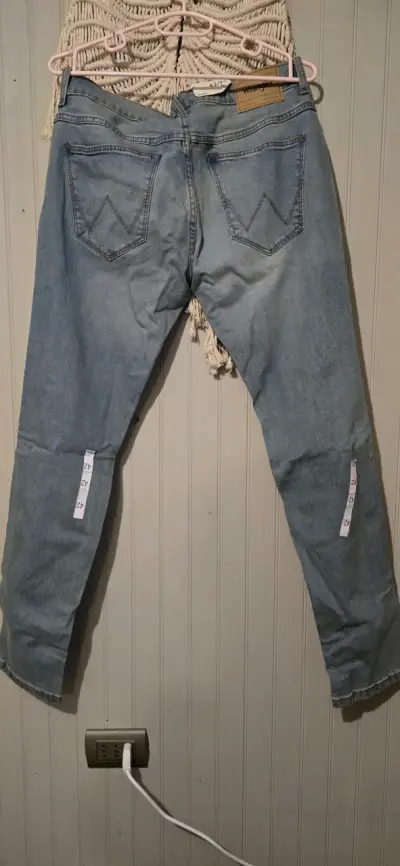 Jeans Wrangler Skinny verde Talla 42 - miniatura 2