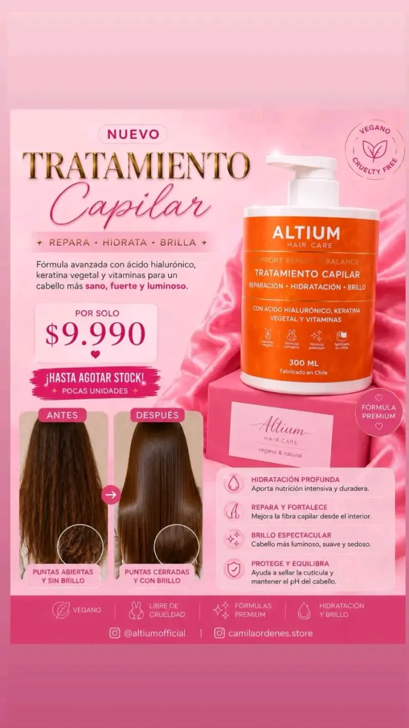 Pack Shampoo y Acondicionador Altium Cebolla y Romero - 3