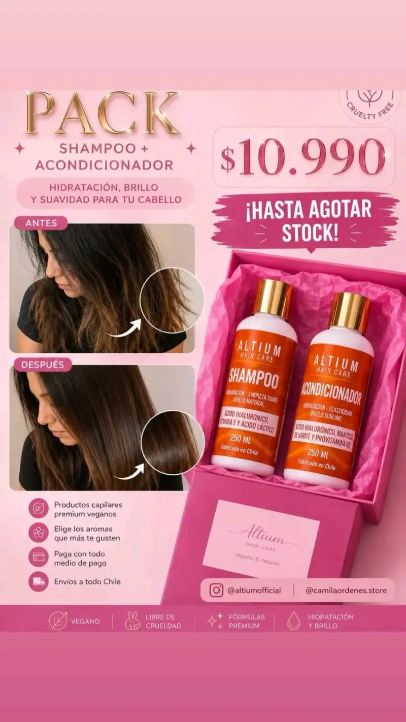 Pack Shampoo y Acondicionador Altium Cebolla y Romero - 5