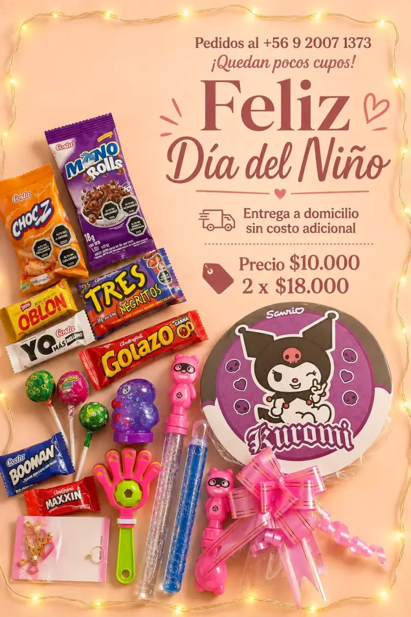 Set de Dulces y Juguetes para Día del Niño