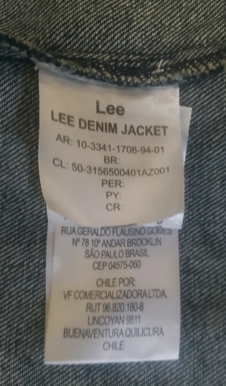 Chaqueta de Mezclilla, Marca Lee, original, Hombre - 2