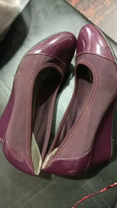 Zapatos de cuña burdeos Le Stilla - miniatura 3
