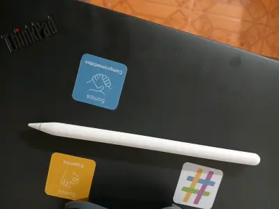 Lápiz óptico blanco para tabletas - miniatura 1