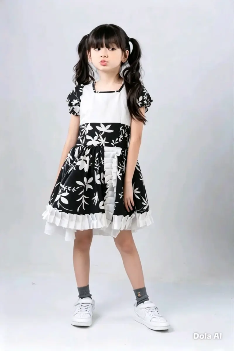 Vestido infantil huasita