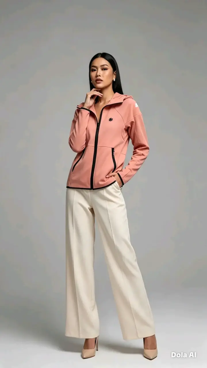 Chaqueta deportiva mujer color rosa