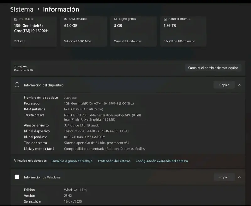 Dell Precision 5680 - 6