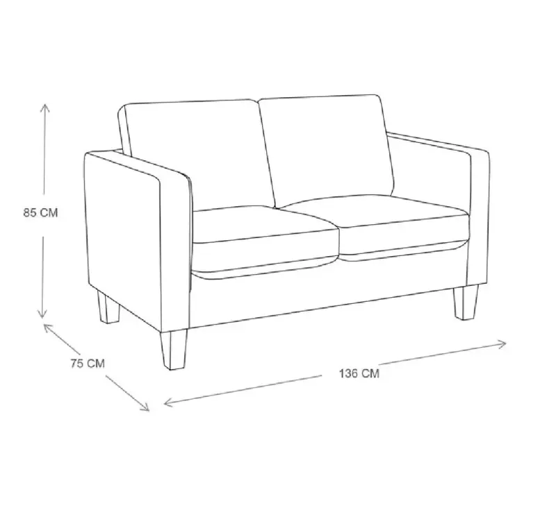 Sofá - sillón 2 cuerpos - 2
