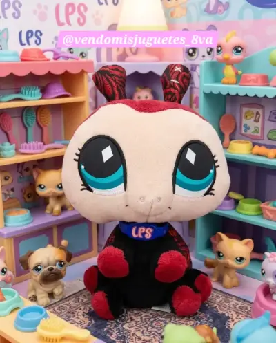 Peluche mariquita LPS con ojos grandes - miniatura 1