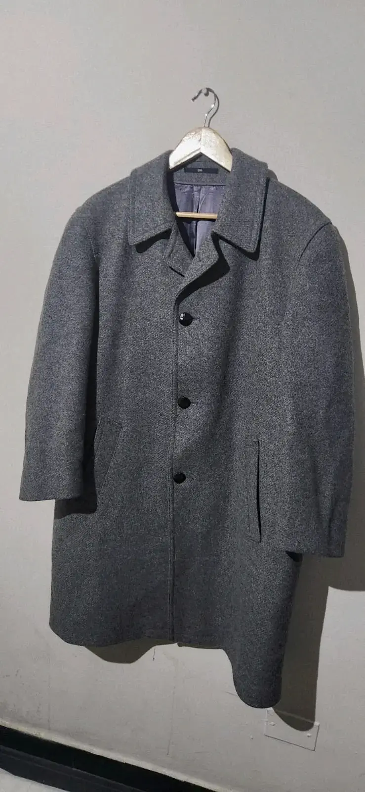 Abrigo de lana gris - 1