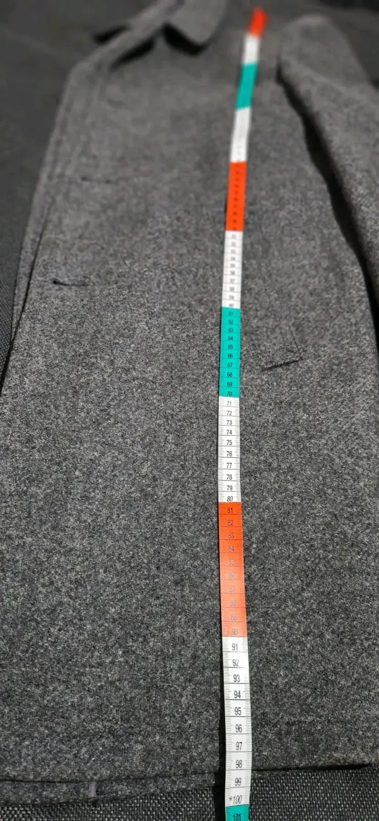 Abrigo de lana gris - 5