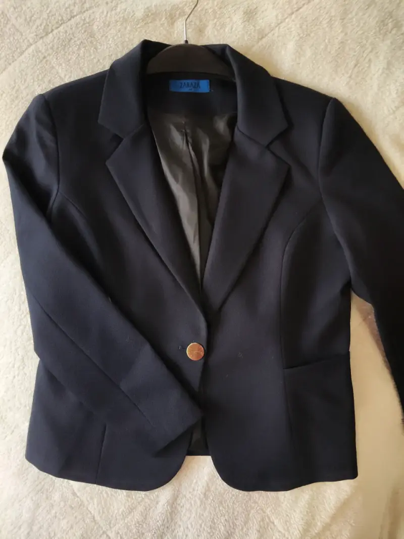 Blazer azul elegante para mujer