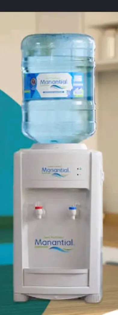 Dispensador de Agua Manantial caliente y fria