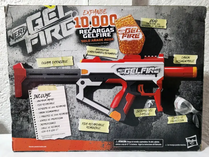 Lanzador Semi-automático Nerf Pro Gelfire Mythic - 1