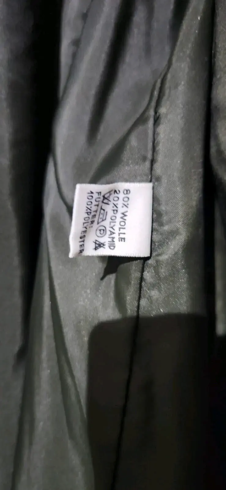 Abrigo largo verde militar para hombre - 6