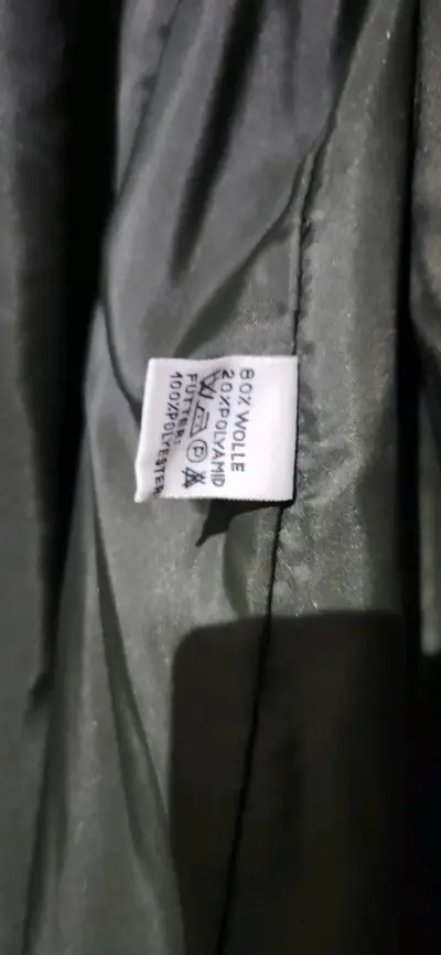 Abrigo largo verde militar para hombre - miniatura 6