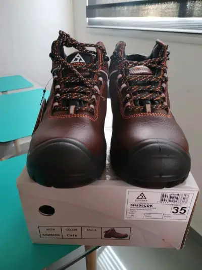 Botas de seguridad Sherpa's café talla 35 - miniatura 1