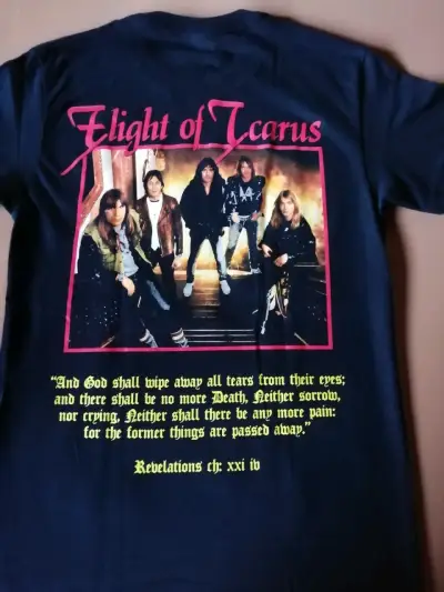 Polera Iron Maiden Flight of Icarus negra - miniatura 2