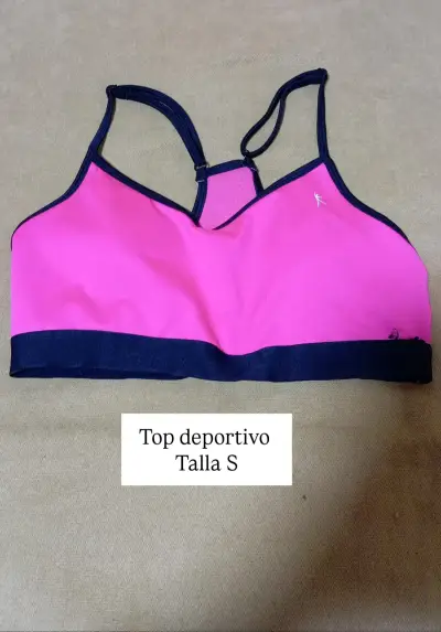 Top deportivo Adidas rosa talla M - miniatura 2