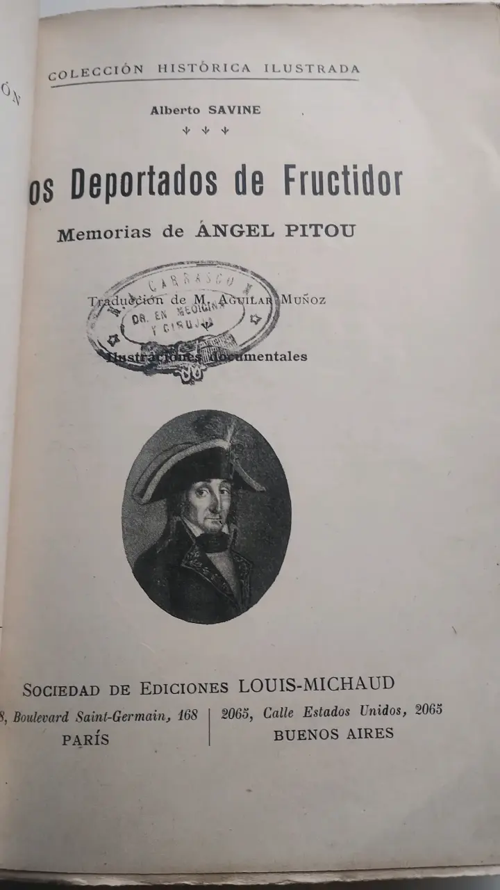 Libro antiguo 'Los Deportados de Fructidor' - 5