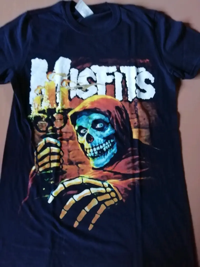Polera Misfits American Psycho con diseño de calavera - 1