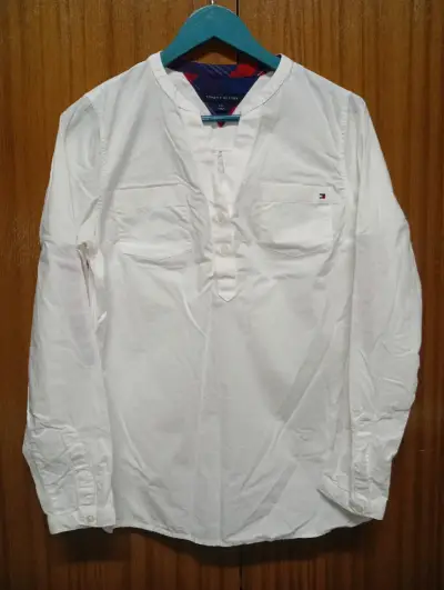 Camisa blanca Tommy Hilfiger - miniatura 1