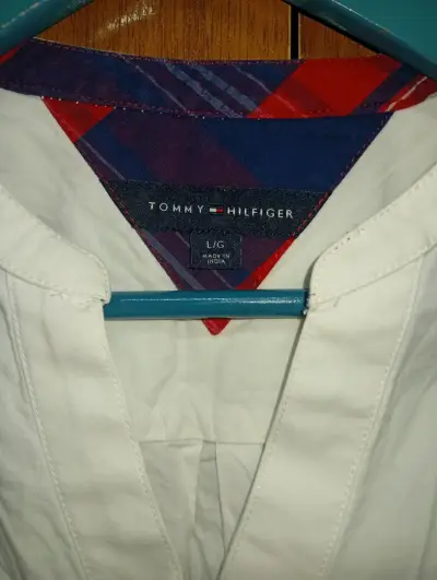 Camisa blanca Tommy Hilfiger - miniatura 2