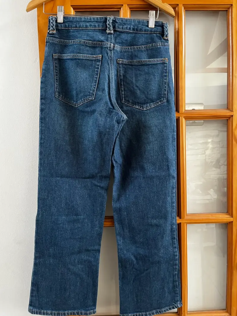 Jeans acampanados azul oscuro H&M para mujer - 2