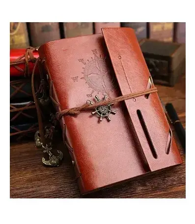 Diario De Vida/cuaderno Con Funda Tipo Cuerina Gra - miniatura 2