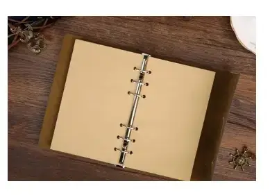Diario De Vida/cuaderno Con Funda Tipo Cuerina Gra - miniatura 3