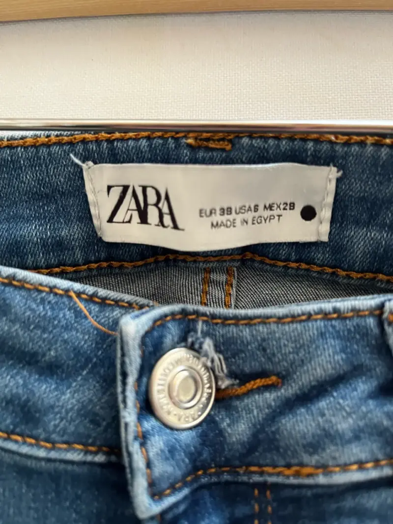 Jeans azul clásico Zara para hombre - 3