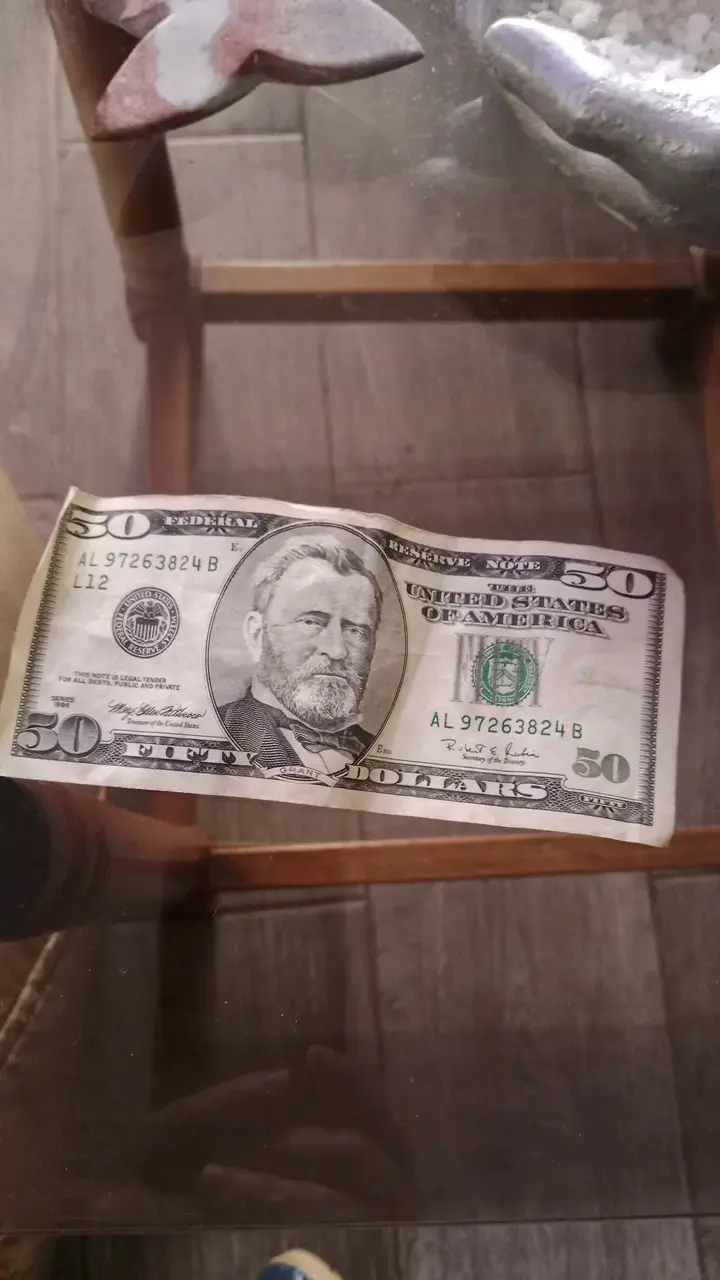 Billete de 50 dólares estadounidense