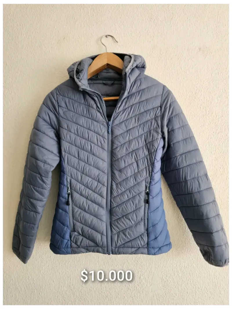 Chaqueta con gorro mujer
