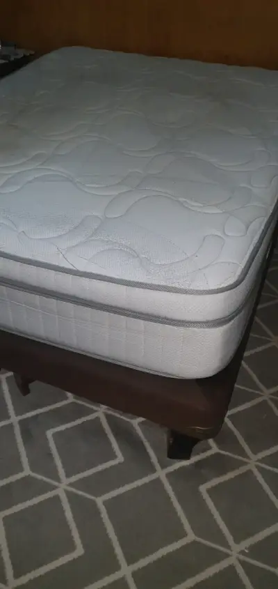 Cama 2 plazas Colchón Flex Máximo en buen estado - miniatura 3