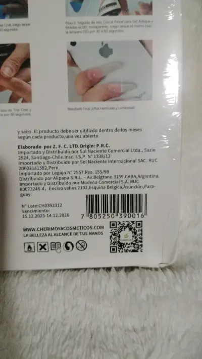 Kit de Uñas UV Gel Cherimoya - miniatura 6