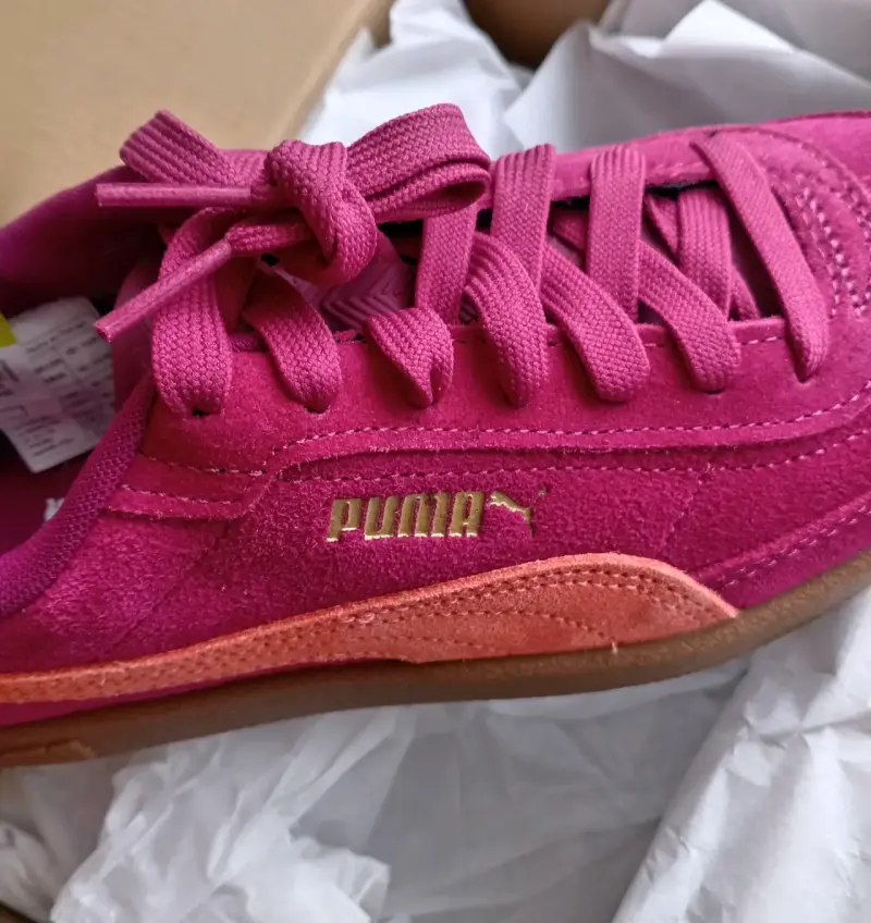 Zapatillas Puma Club Suede Fucsia Naranja - 8